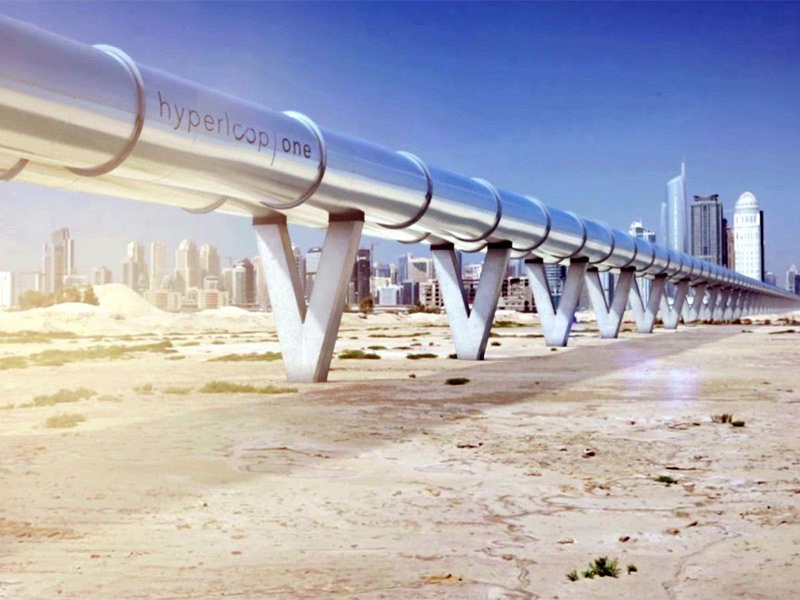 بالفيديو: أول نظرة على مركبة هايبرلوب التي ستصل دبي بأبو ظبي